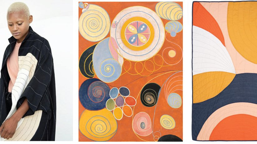 Anchal's Spiral and Radial textiles and kimono featured in exclusive capsule colletion in partnership with the Guggenheim Museum