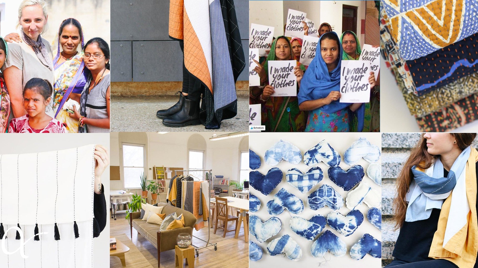 Collage of highlights from 2016 at Anchal