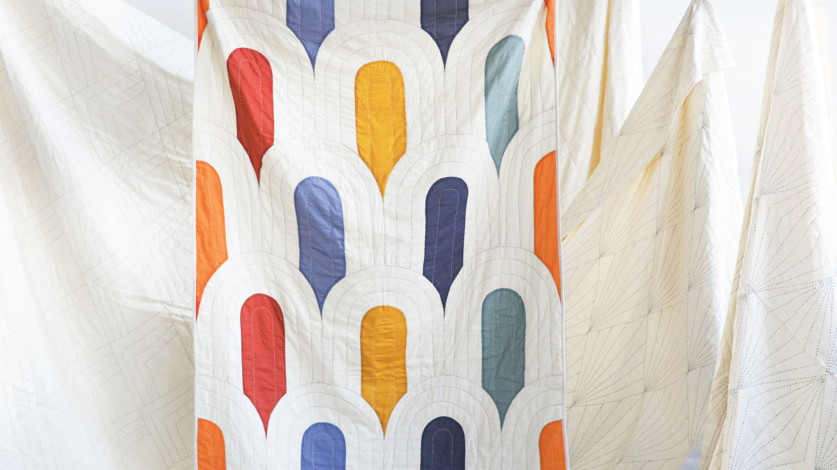 Anchal Canopy Quilt hanging