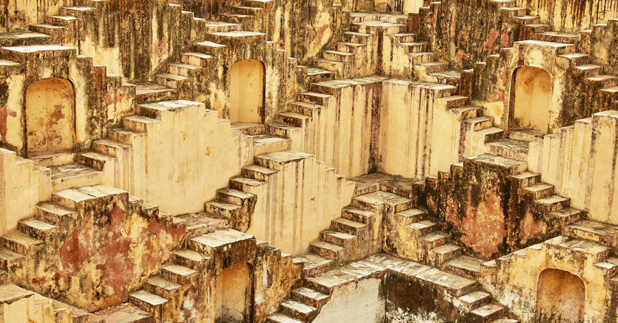 photo of stepping well in Jaipur, India