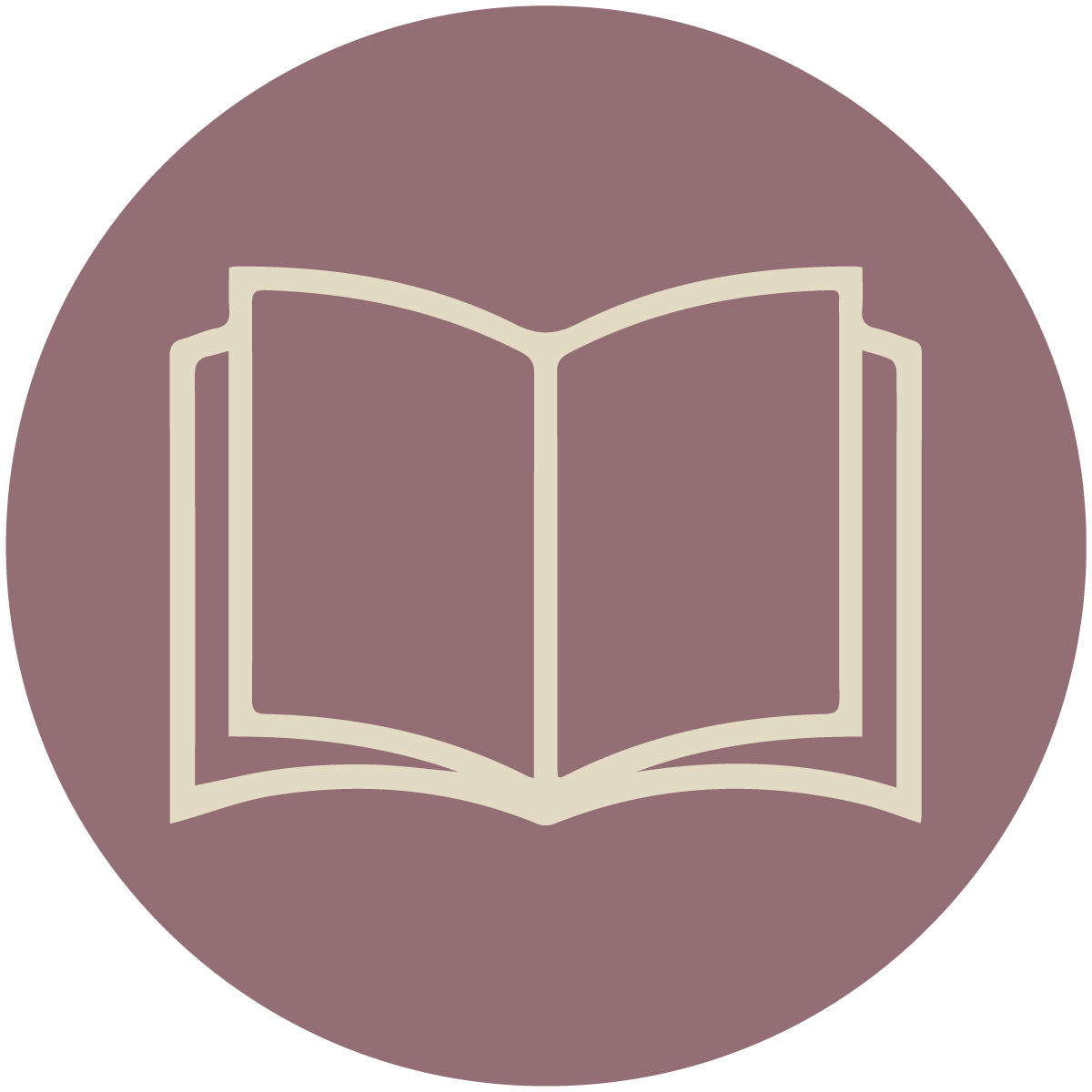 book logo against a pink background