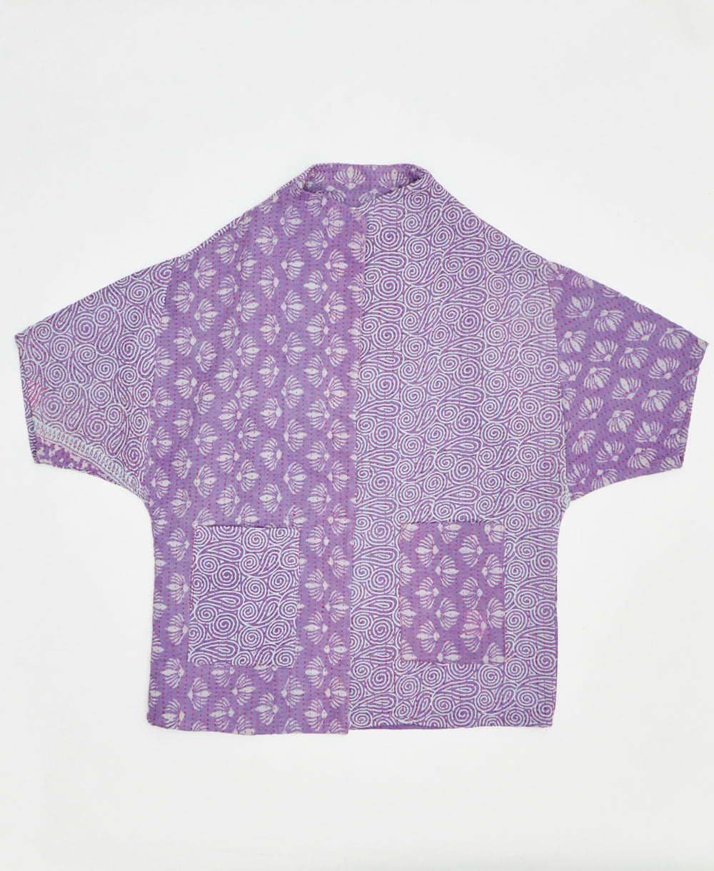 ethically made quilted jacket handmade by artisans in India