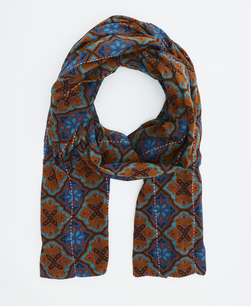 long cotton scarf