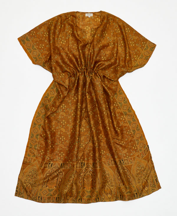 Vintage Silk Kaftan Dress - No. 240125 - Extended