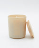 vanilla scented candle hand-poured in USA in recyclable glass jar
