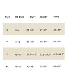 quilted chore jacket size chart