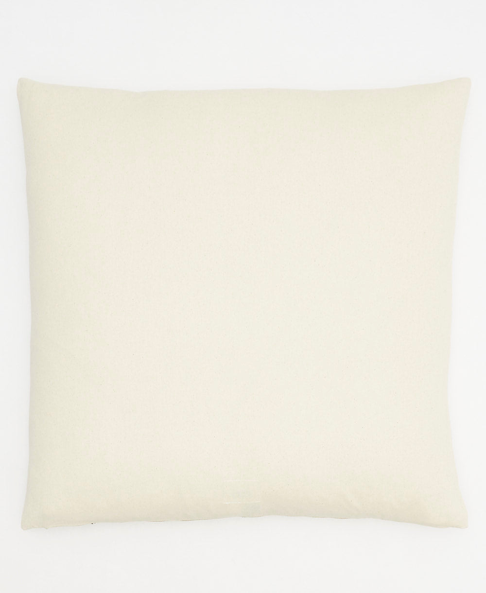 Beige pillow on a white background