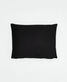 back of graph small pillow in black
