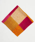 cotton bandana scarf handmade in India from upcycled cotton one-of-a-kind saris