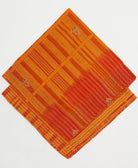 bandana scarf in a one-of-a-kind print with bold kantha stitching