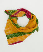 cotton bandana scarf handmade in India from upcycled vintage cotton saris