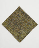 one-of-a-kind cotton bandana with embroidered edges handmade in India