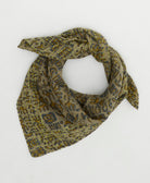 cotton bandana scarf handmade in India from upcycled vintage cotton saris