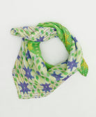 cotton bandana scarf handmade in India from upcycled vintage cotton saris