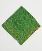 one-of-a-kind cotton bandana with embroidered edges handmade in India