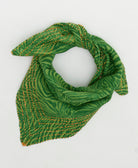 cotton bandana scarf handmade in India from upcycled vintage cotton saris