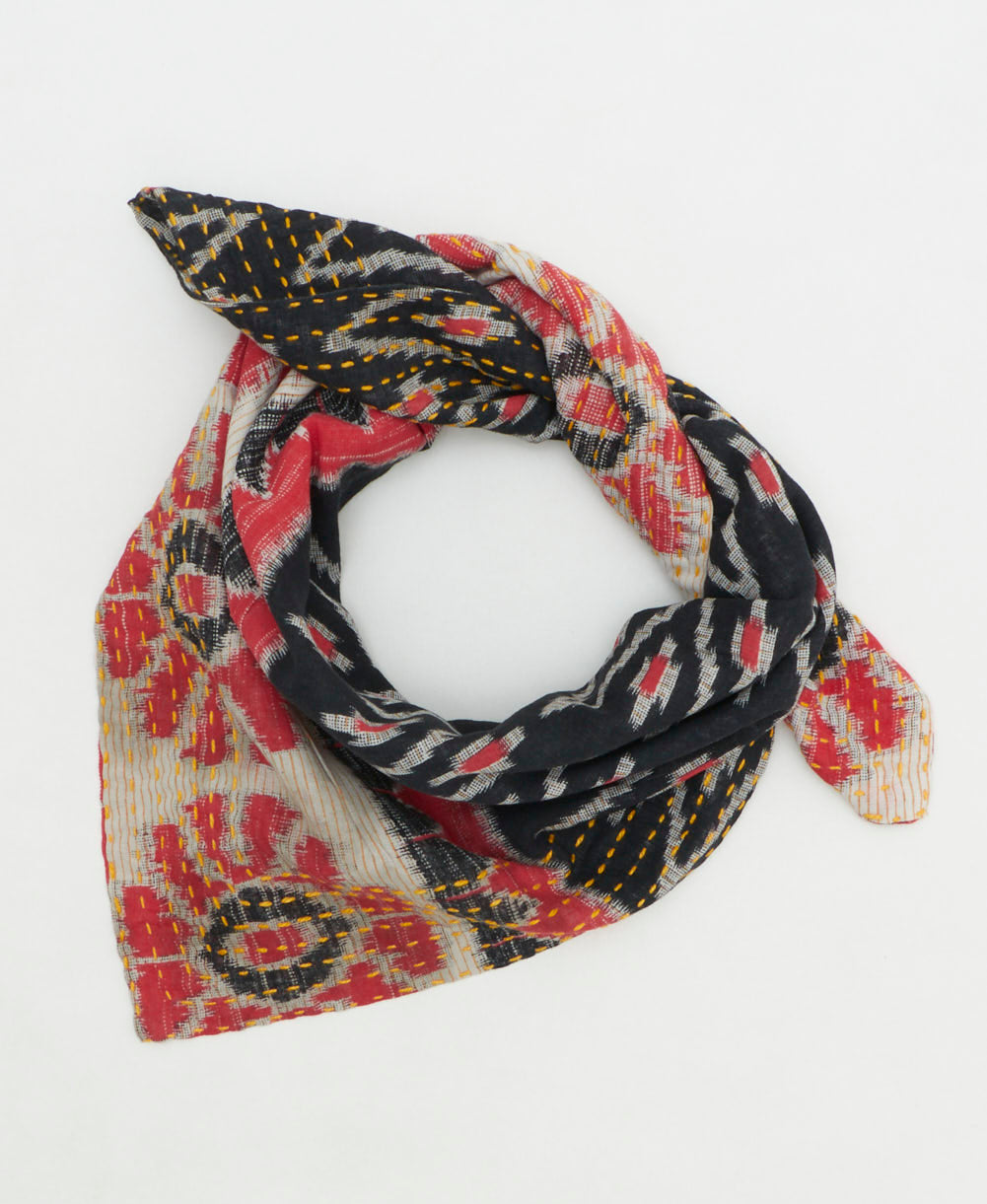 cotton neckerchief handmade by women artisans