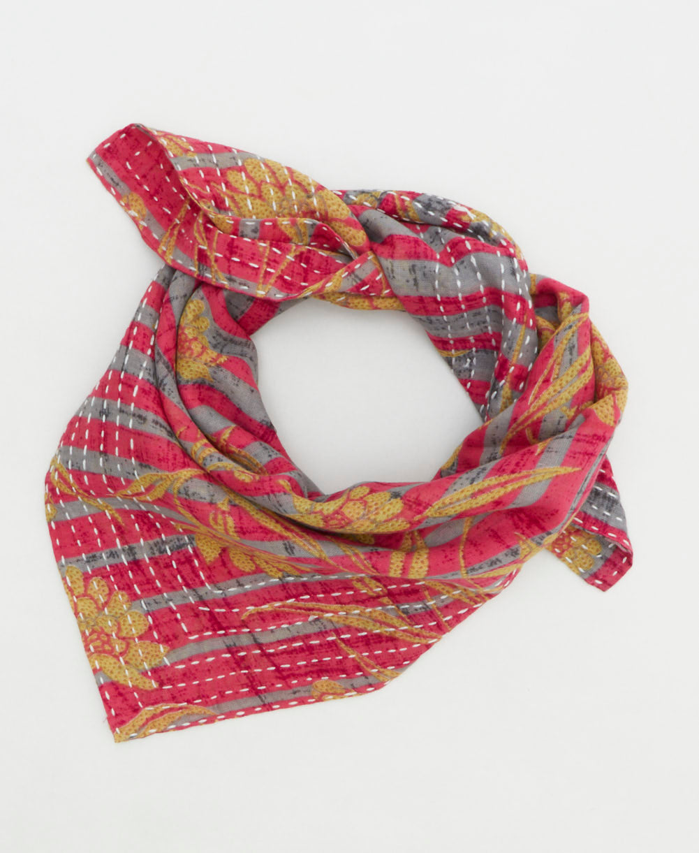cotton neckerchief handmade by women artisans