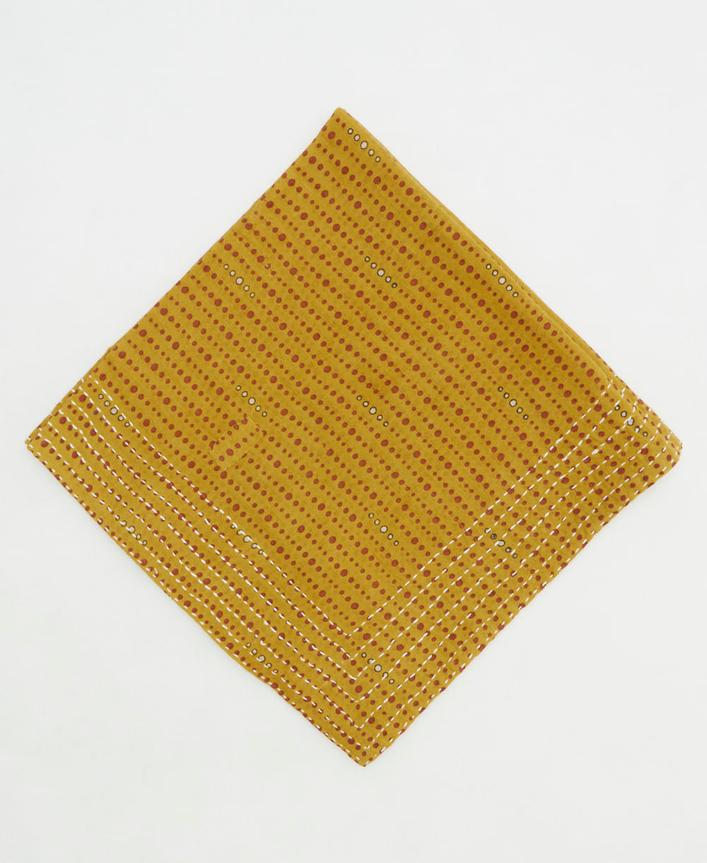 cotton bandana scarf made from vintage cotton saris