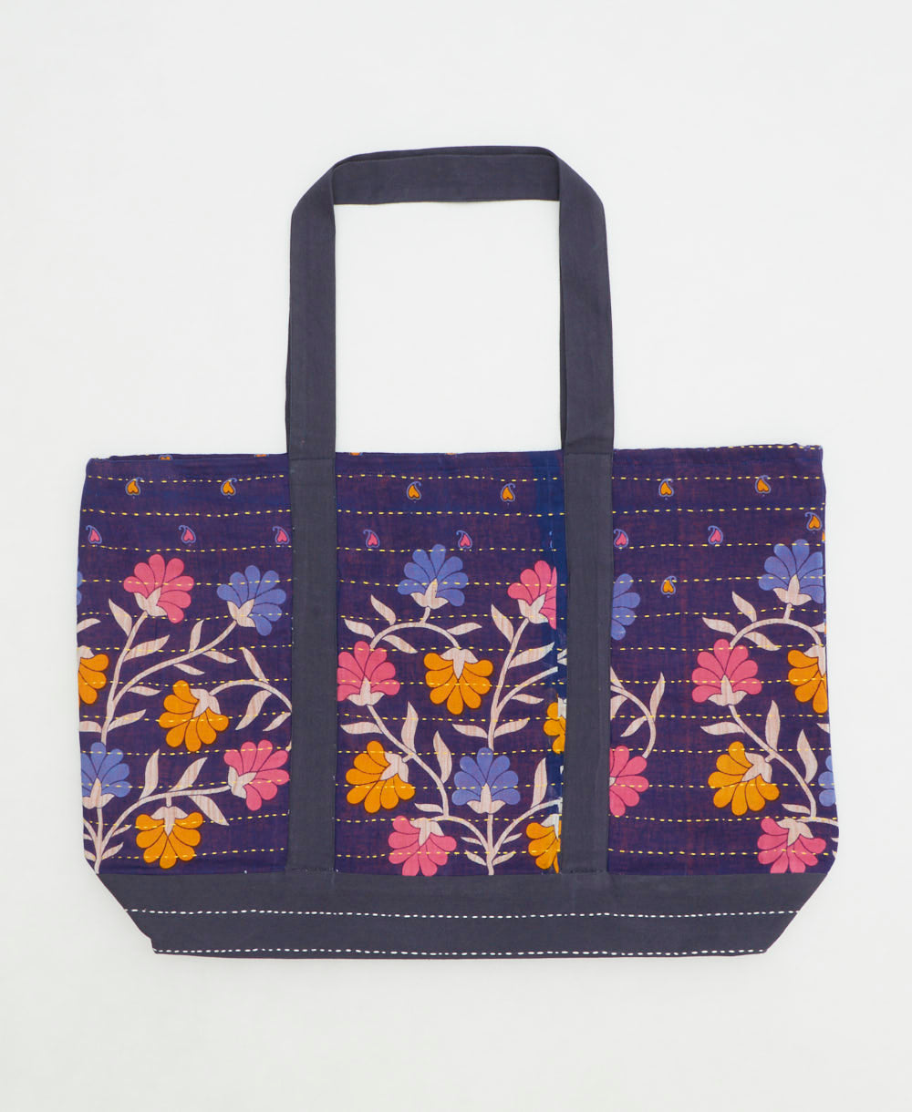 vintage canvas tote bag