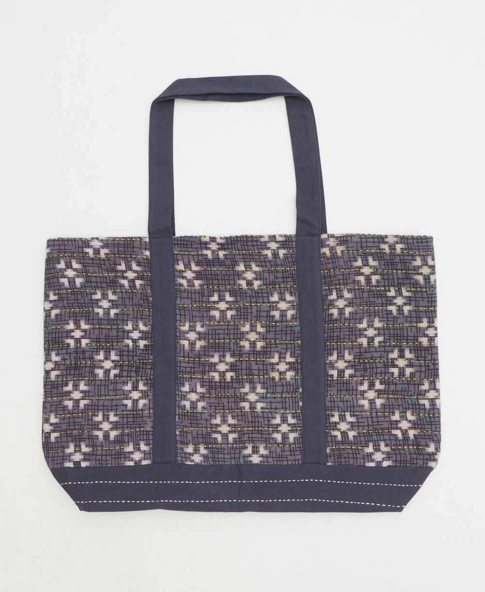 kantha canvas tote