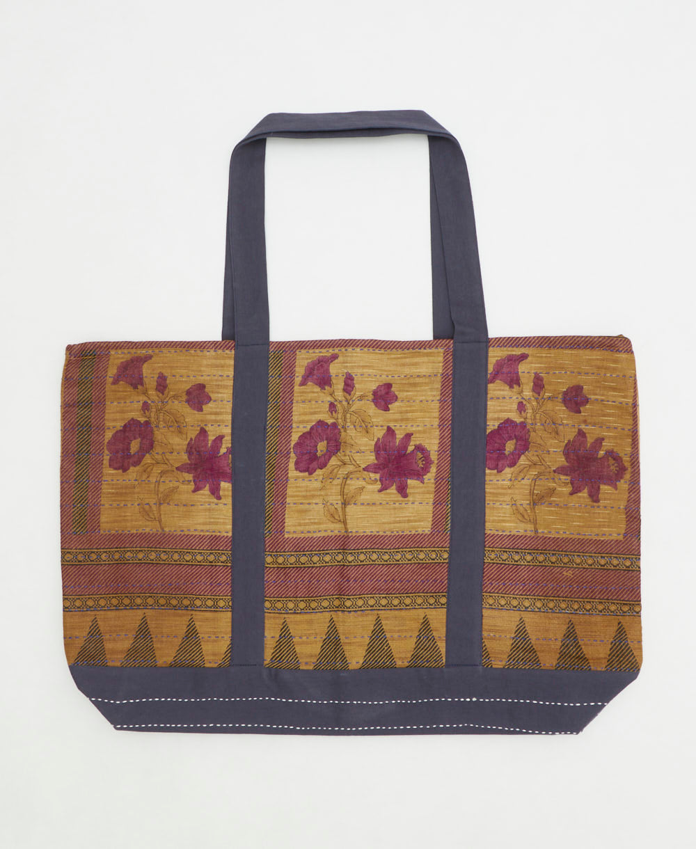 vintage canvas tote bag