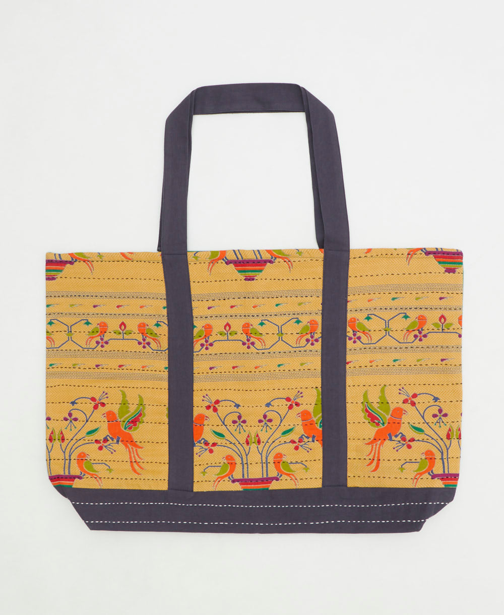 vintage canvas tote bag