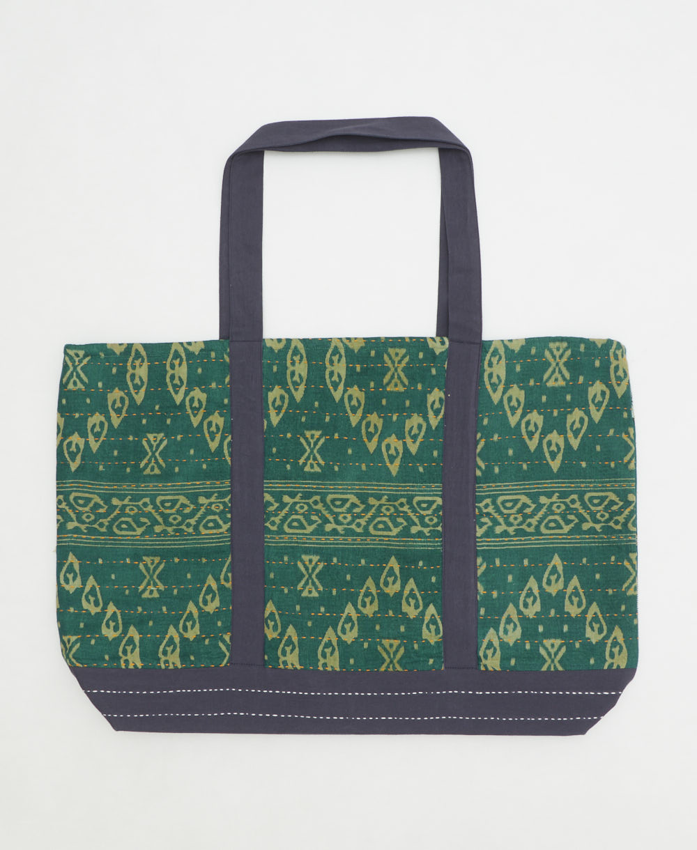 kantha canvas tote