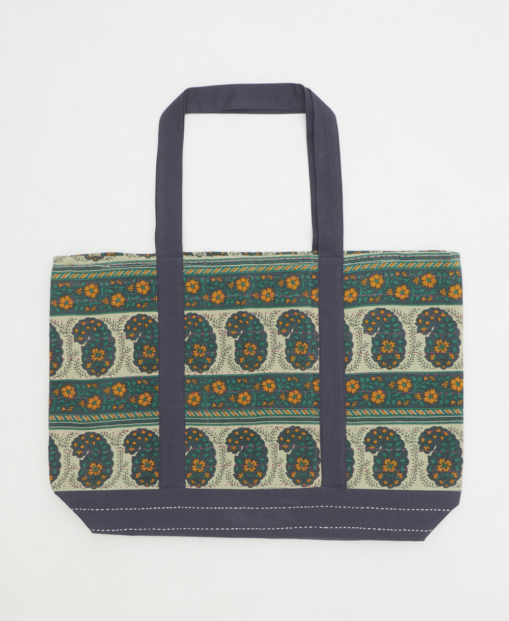 vintage canvas tote bag