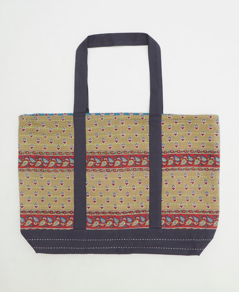 vintage canvas tote bag
