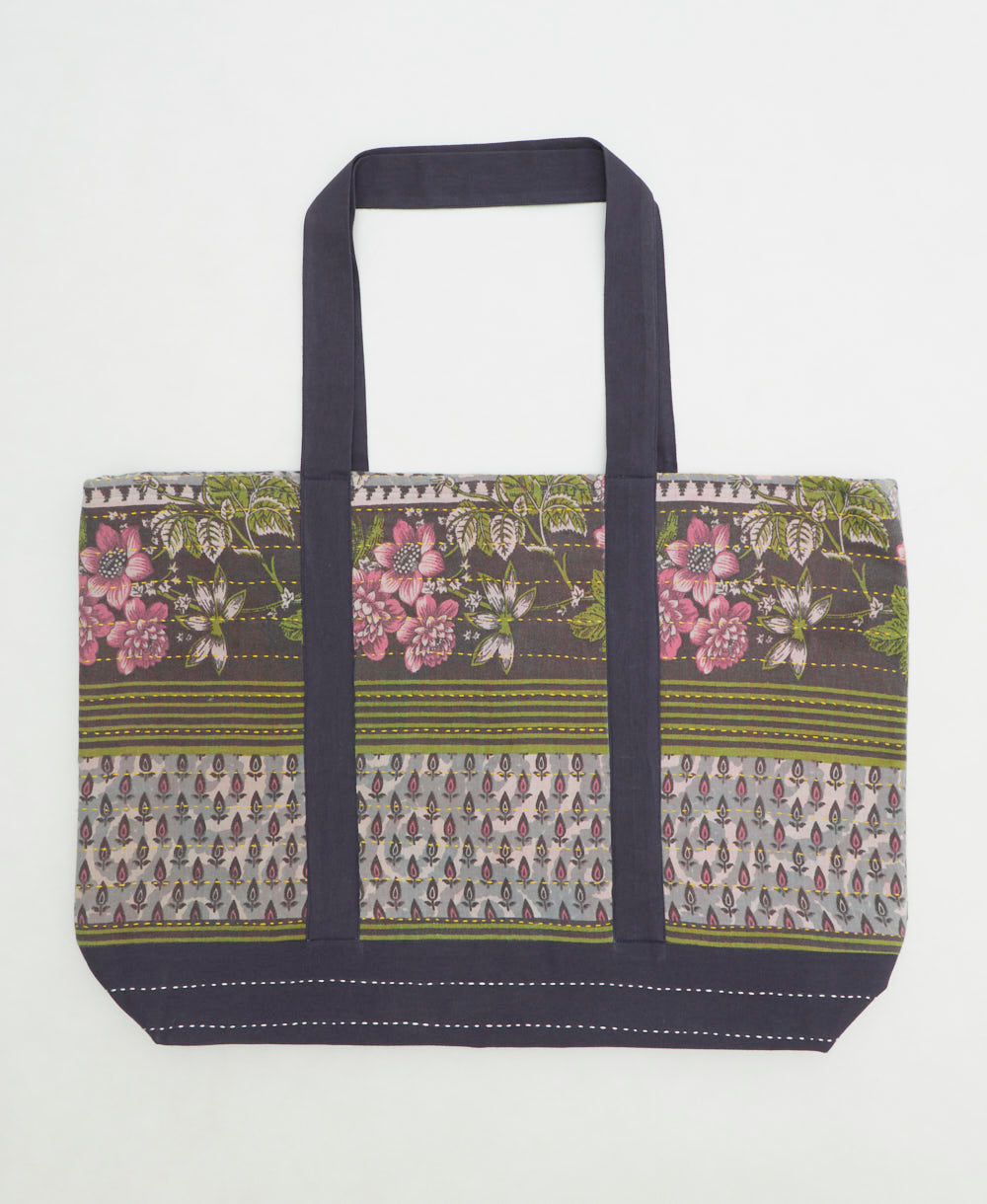 vintage canvas tote bag