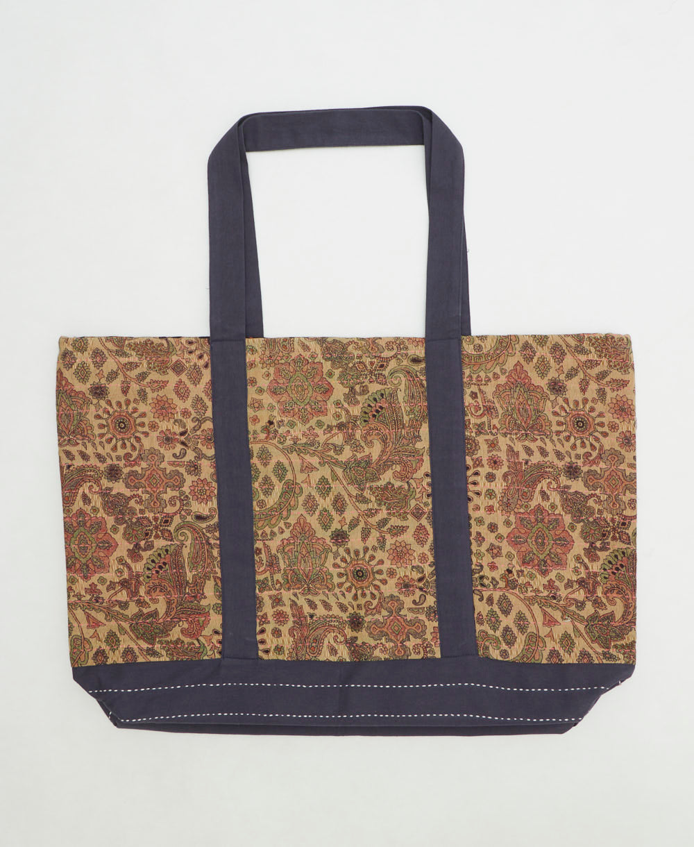kantha canvas tote