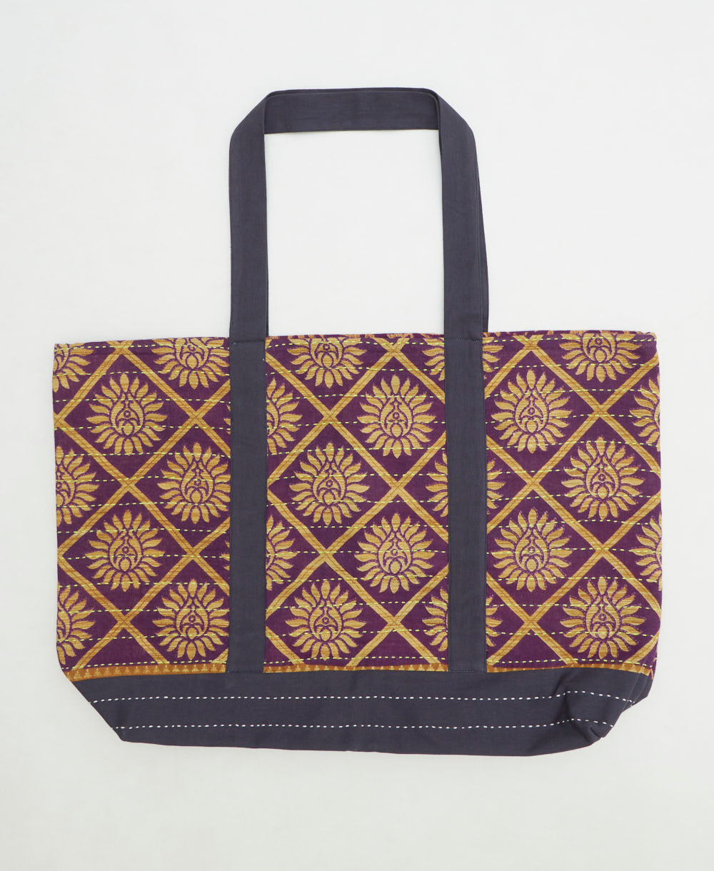 vintage canvas tote bag