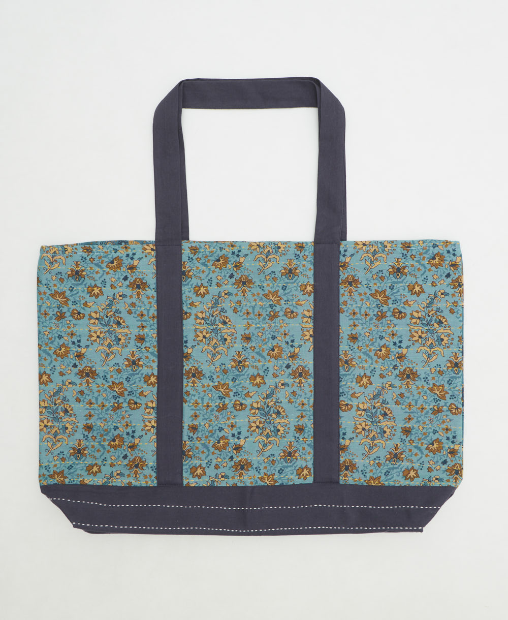 kantha canvas tote