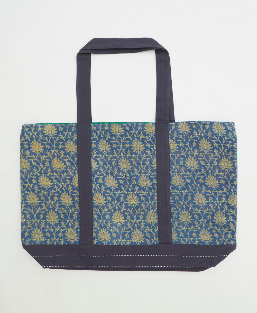 kantha canvas tote
