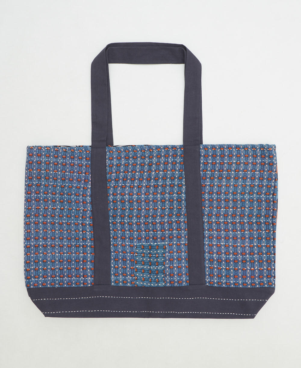 kantha canvas tote