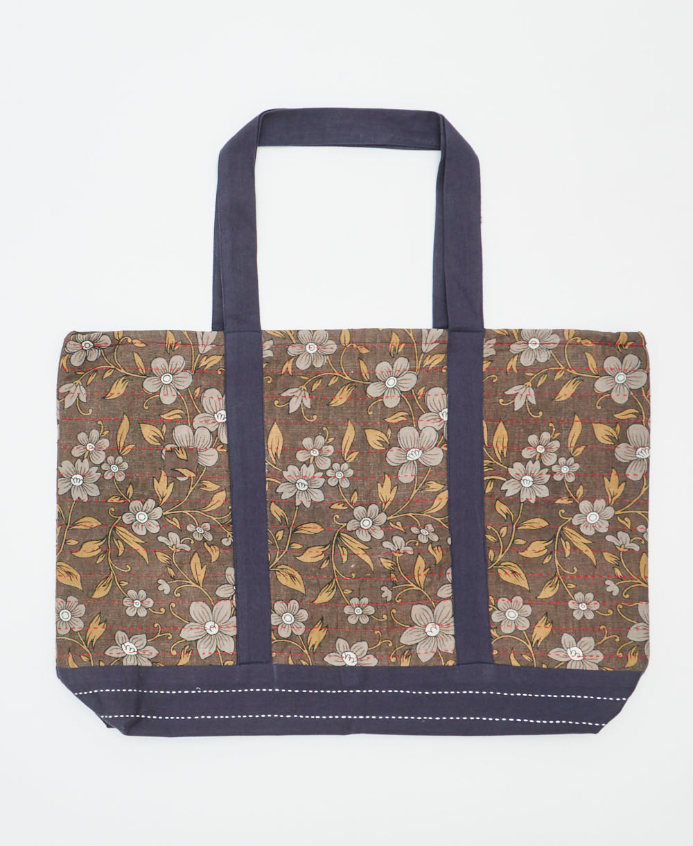 kantha canvas tote