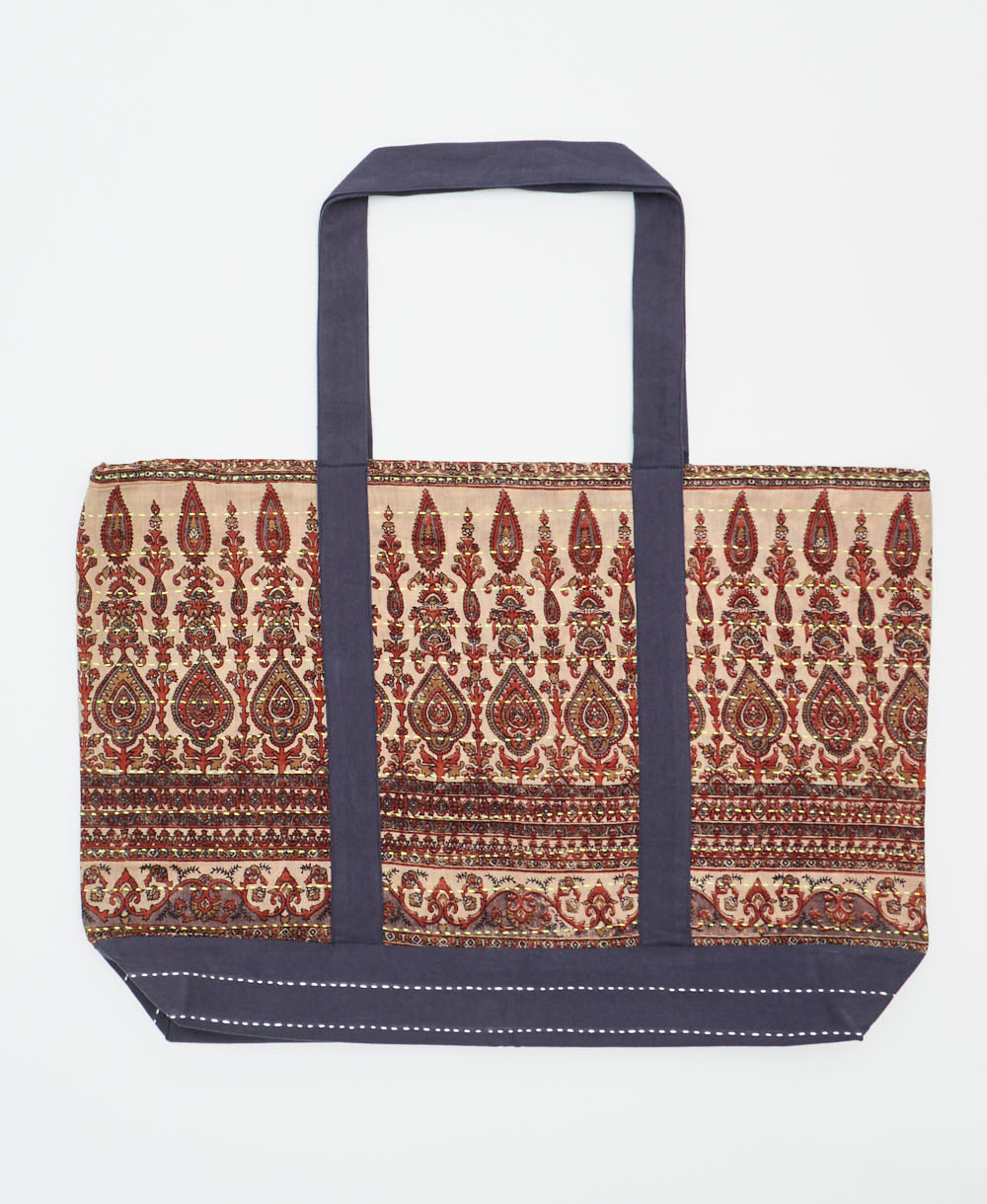 vintage canvas tote bag