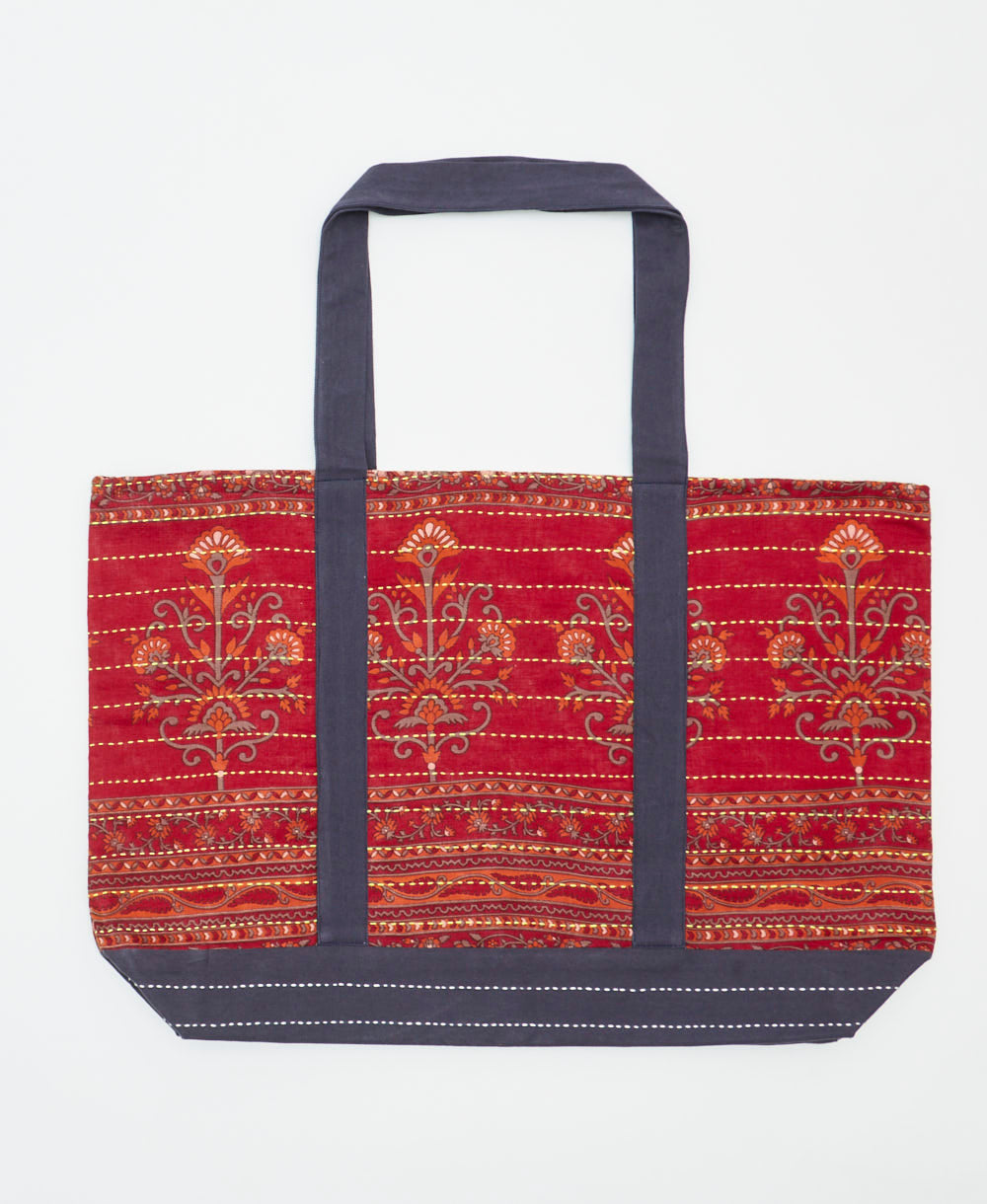 vintage canvas tote bag