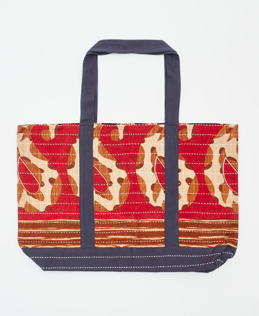 vintage canvas tote bag