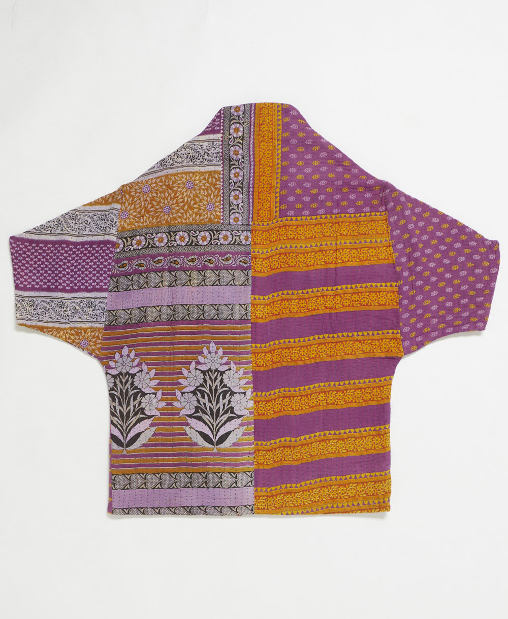 ethically made quilted jacket handmade by artisans in India