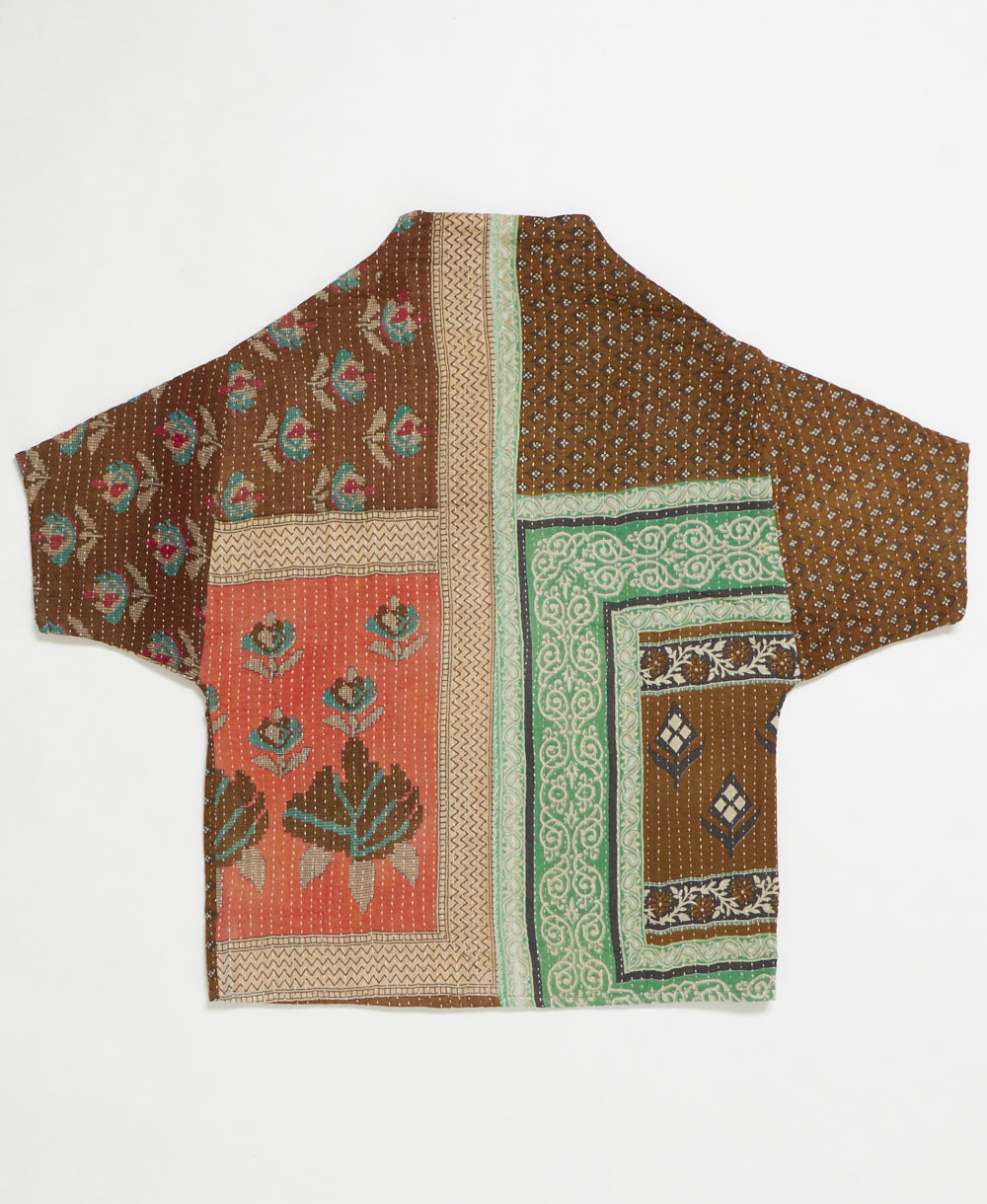 ethically made quilted jacket handmade by artisans in India