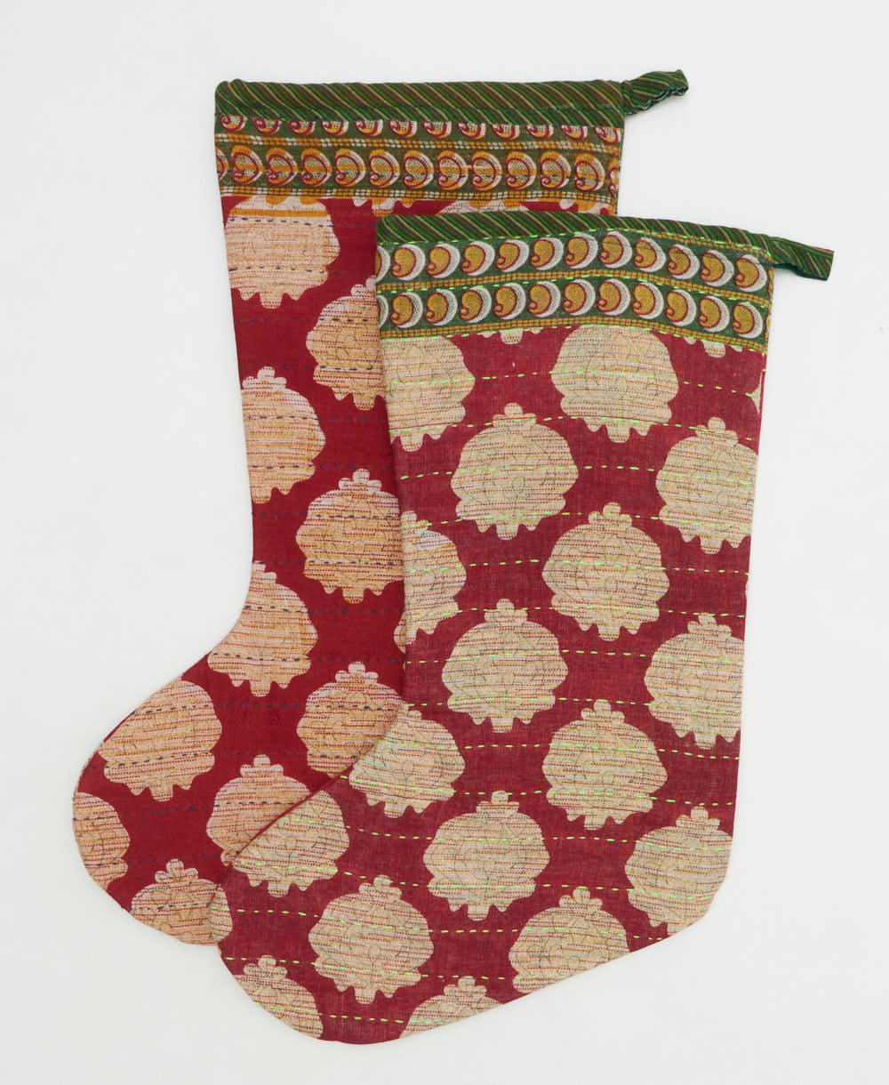 red christmas stocking
