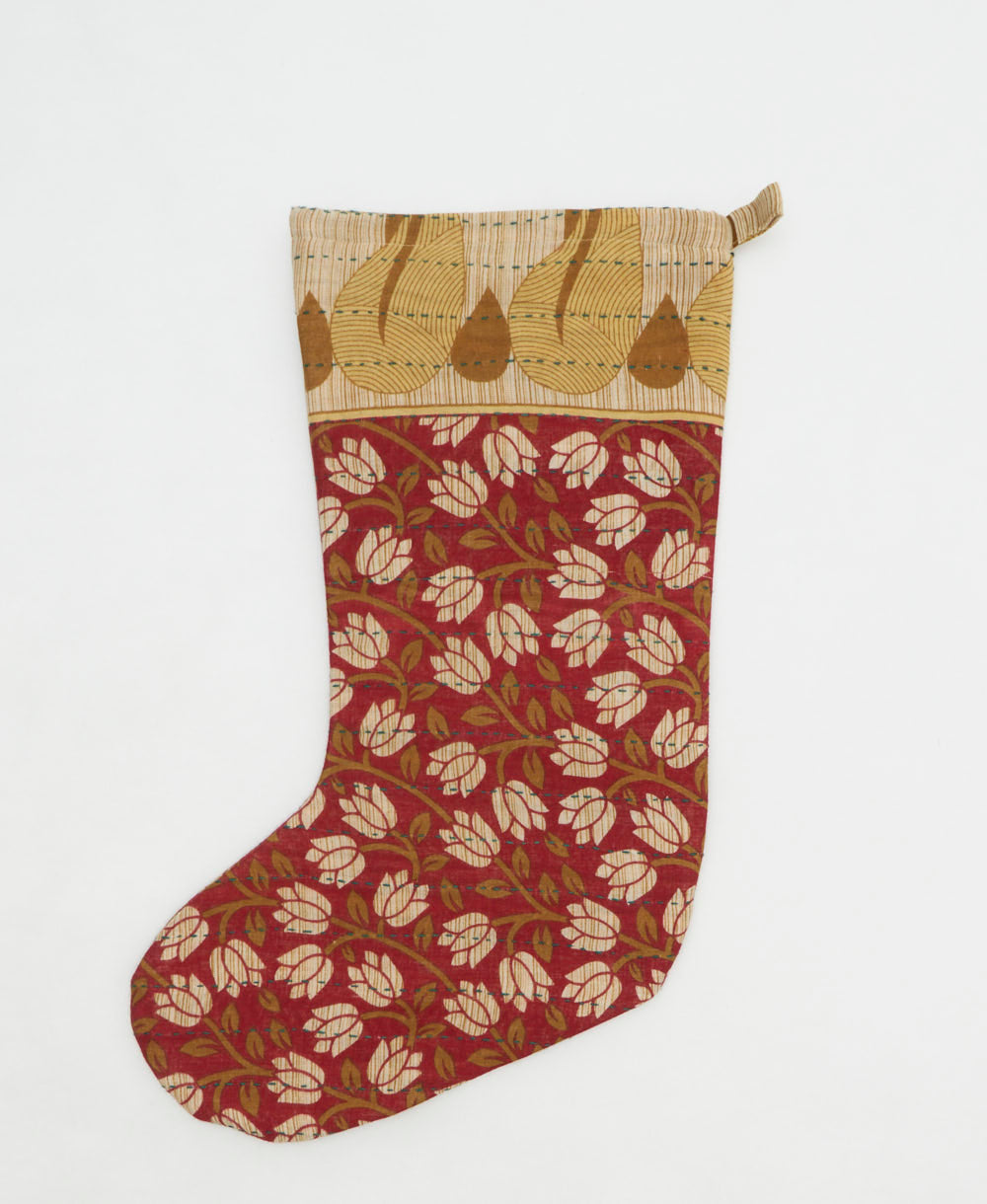 handmade holiday stocking