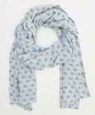 cotton long scarf handmade in India from vintage cotton fabrics in one-of-a-kind vintage patterns