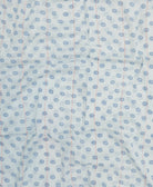 long cotton scarf handmade in India from upcycled vintage fabrics & embroidered