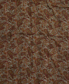 long cotton scarf handmade in India from upcycled vintage fabrics & embroidered