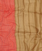 long cotton scarf handmade in India from upcycled vintage fabrics & embroidered