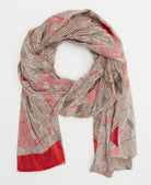 cotton long scarf handmade in India from vintage cotton fabrics in one-of-a-kind vintage patterns