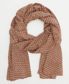 cotton long scarf handmade in India from vintage cotton fabrics in one-of-a-kind vintage patterns